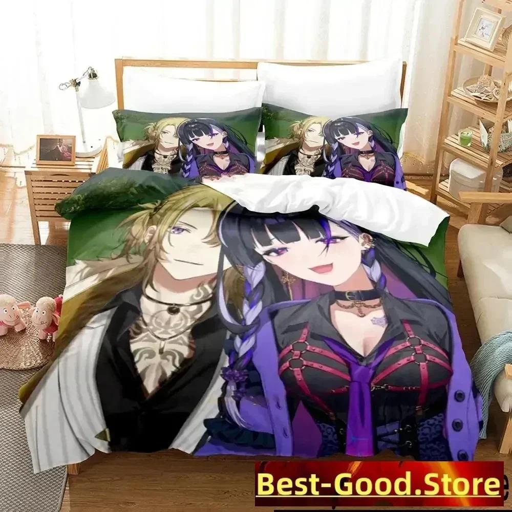 Comforter 3D Print Anime Meloco Kyoran Bedding Set Bed Set Comforter King Queen Size Boys Adult Bedding