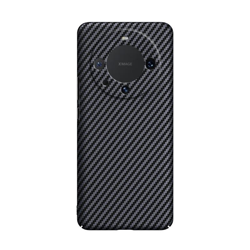 Рисунок из углеродного волокна подходит для чехла для мобильного телефона Huawei mate60Pro, ультратонкий матовый всесторонне защитный чехол Mate60 с защитой от падений.