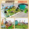 Indoor Throwing Trap Children'S Interactive Toy Storage Plastic Collar Dinosaur Animal Model Set