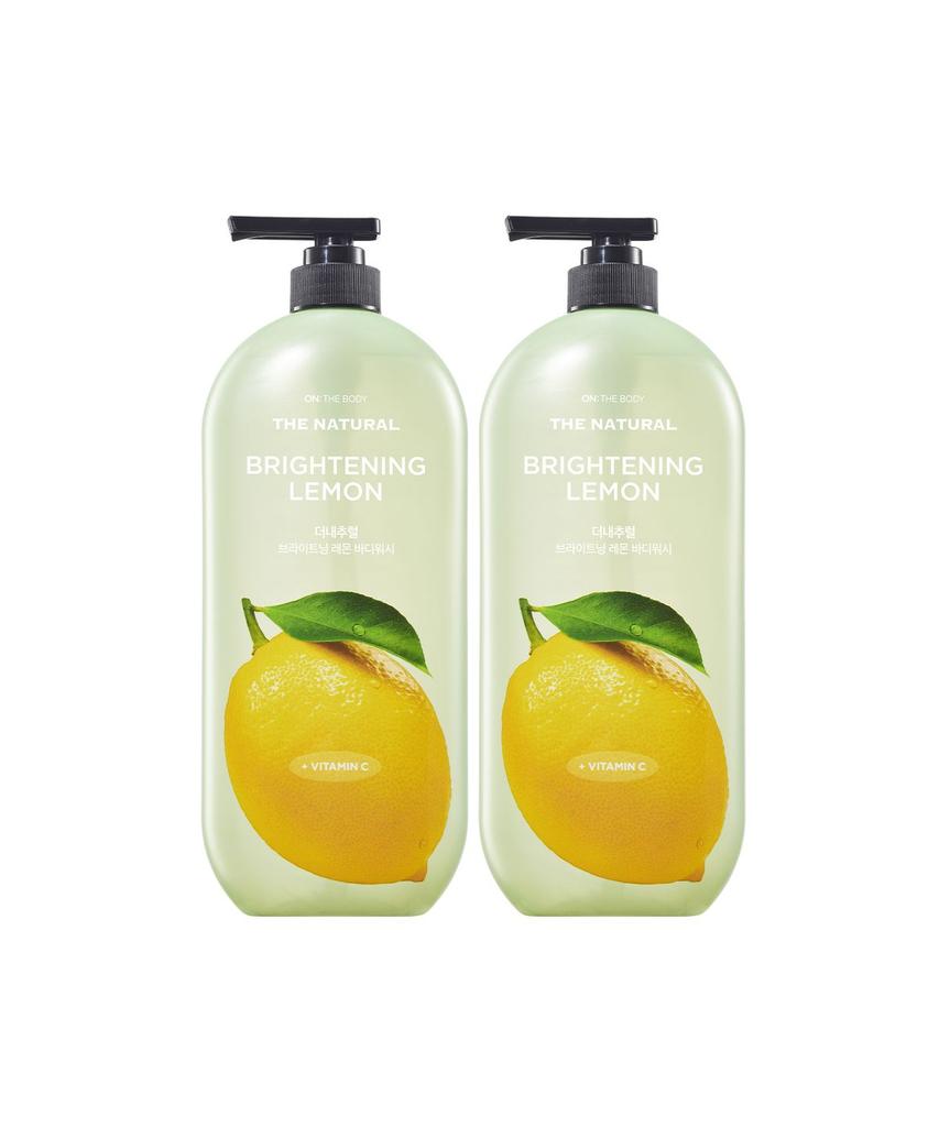 The Natural Body Wash Lemon Scent 900g 2 packs