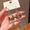 Easiest for Match Retro Long European and American Face Slimming Tassel Earrings