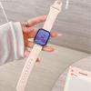 Для Apple ApplewatchS10 Ремешок KT Cat Лазерная гравировка Силиконовый iwatch98765 Поколения SE Ремешок для часов
