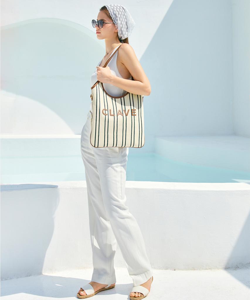 Clave Aria Navy Shoulder Bag