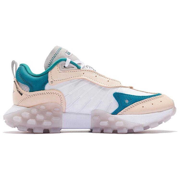 Li Ning Overload Fabric Leather Амортизирующие Нескользящие Износостойкие Низкие Повседневные Туфли Женские Повседневные Туфли AZGS082-3