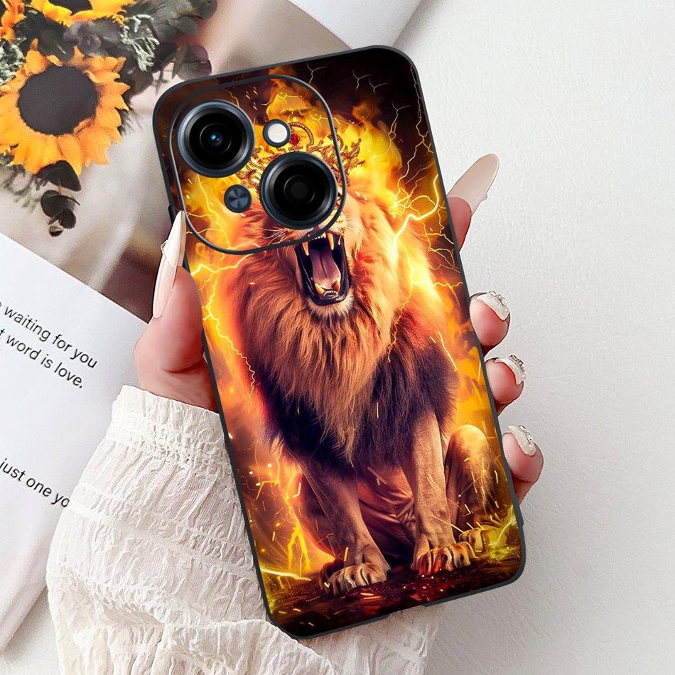 Для Tecno Spark Go 1 Модный Крутой Узор Чехол Для Телефона Для Tecno Spark Go 2025 Go1 Черный Силиконовый Мягкий Чехол
