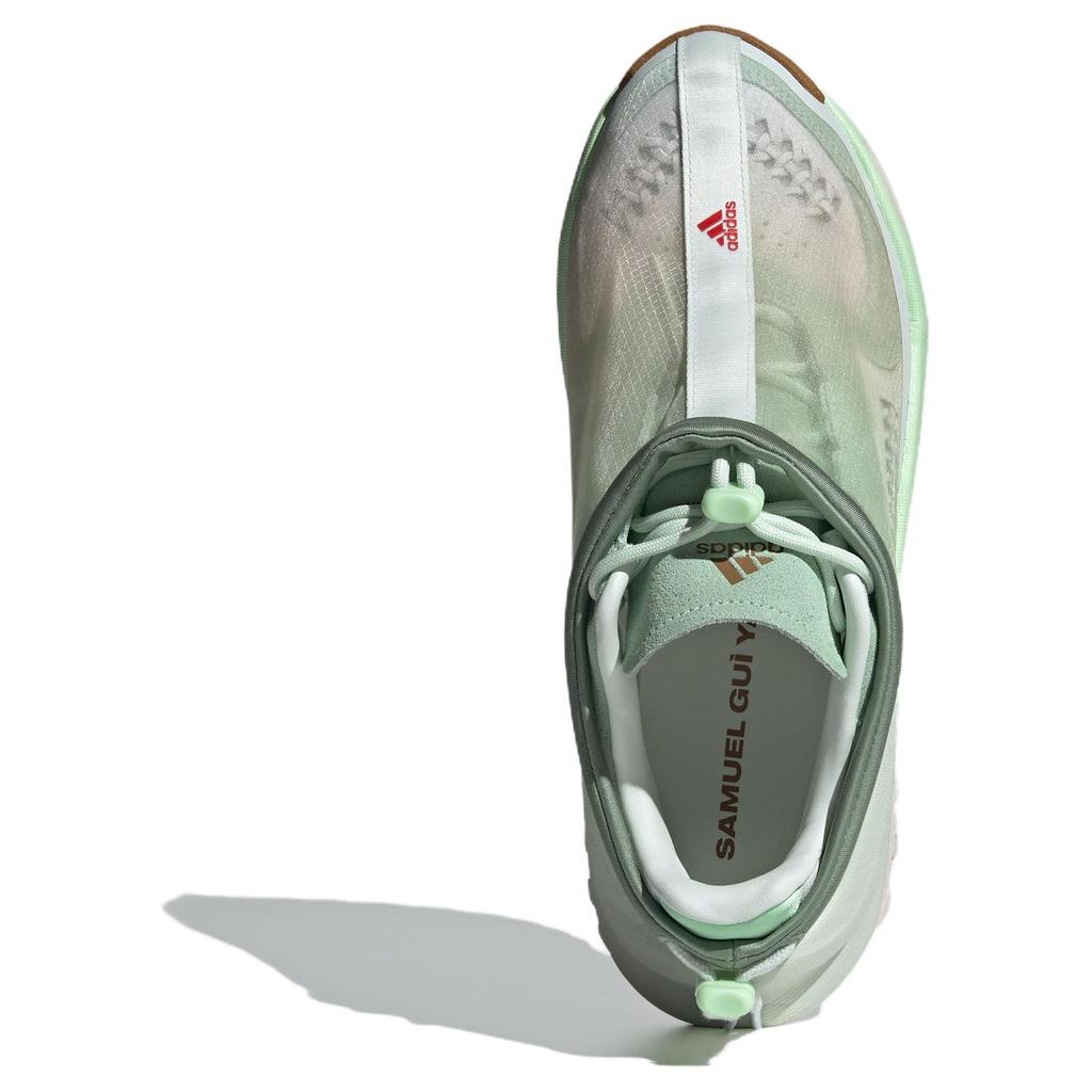 Adidas Maxxwavy Кожа Сетка Удобные Универсальные Трендовые Нескользящие Низкие Кроссовки Папы Унисекс Зеленые ID4008