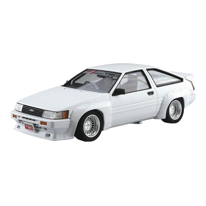 Aoshima Tuned Car TRD AE86 Corolla Levin N2 Specification '83 (Toyota) 1/24 Scale Plastic Model White