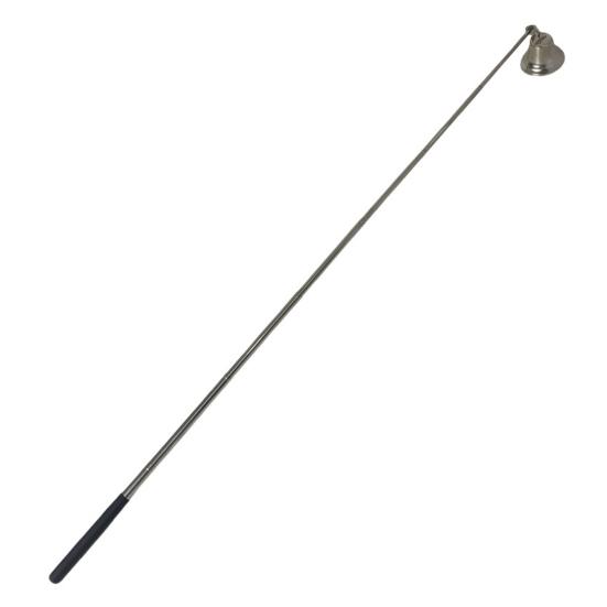 Колокольчик-гаситель для свечей с телескопической ручкой, нержавеющая сталь, гаситель пламени фитиля свечи-чайной таблетки, тушитель свечи, инструменты-стопперы, универсальный для свечей