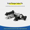 Stainless Steel/Carbon Steel Indexing Pin: Knob Plunger, Self-Locking, Re-Locking, Fine Thread, Complete Specifications