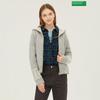 Benetton Жаккардовый трикотажный худи на молнии Bakc60361 Gr