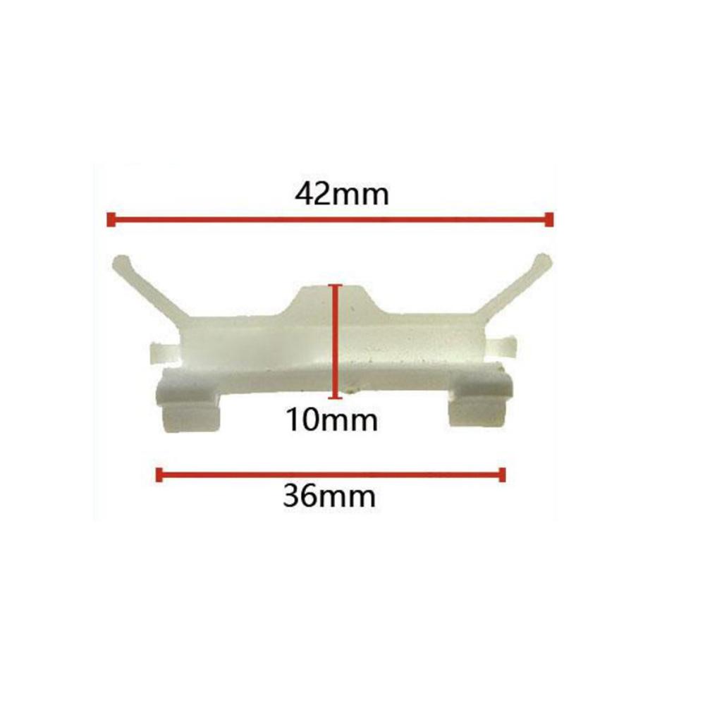 Новые 10 шт. Клипсы молдинга водосточного желоба крыши автомобиля для Hyundai Elantra Белые