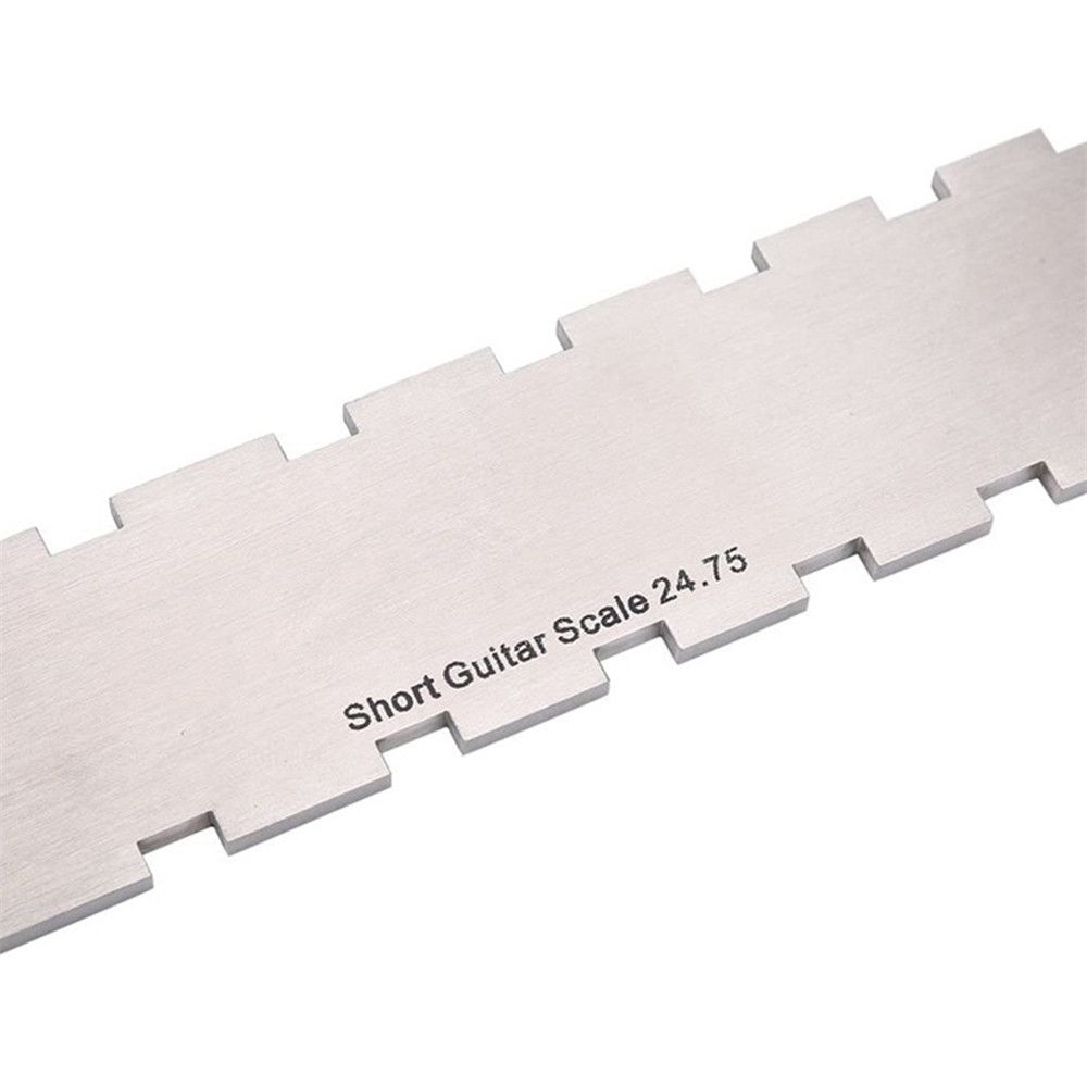 Straight Edge Leveling with String Action Ruler Measuring Ruler Luthiers Tool Guitar Neck Gauge