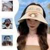 Korean Version of Sun Protection Sun Hat with Large Brim with Fan Hat for Women Outdoor Sun Protection Sky Top Hat for Men and Women