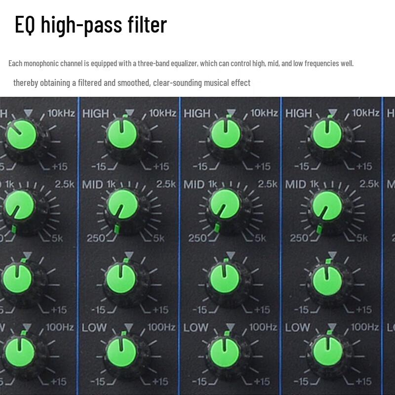 SAST G65 Professional 12-Channel Audio Mixer