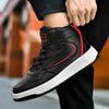 Мужские высокие кроссовки Нескользящие баскетбольные кроссовки Дышащие теннисные кроссовки Удобные кожаные спортивные кроссовки Унисекс кроссовки