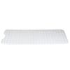 PVC Household Hotel Bathtub Shower Mat Slip Resistant Bathroom Floor Mat with Suction CupWhite 40.5x101cm