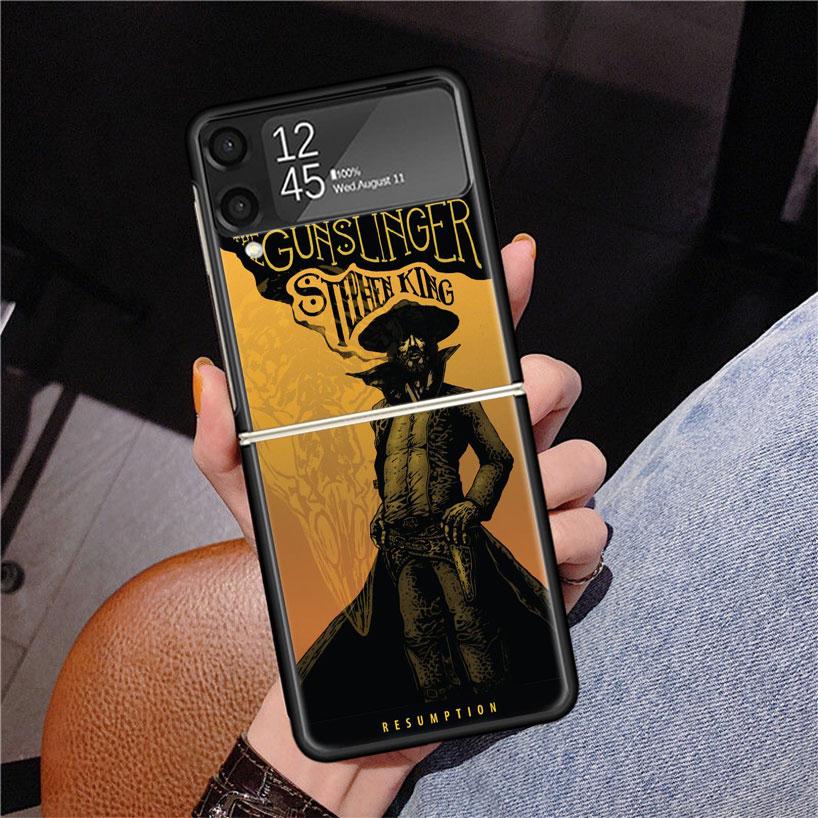 Stephen King The Dark Tower Phone Case For Samsung Z Flip 7 6 5 4 3 Galaxy ZFlip7 ZFlip6 ZFlip5 ZFlip4 ZFlip3 5G Print Cover