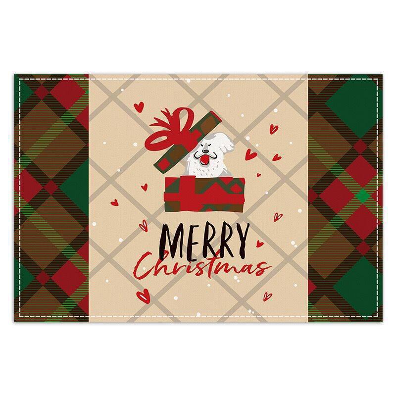 Christmas Western Food Dining Table Mat - Multiple Options Available