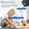 Mini Security Camera for Home 1080P HD Camera WiFi Wireless Camera Indoor with Wide Angle Infrared Night Vision Two-way Intercom