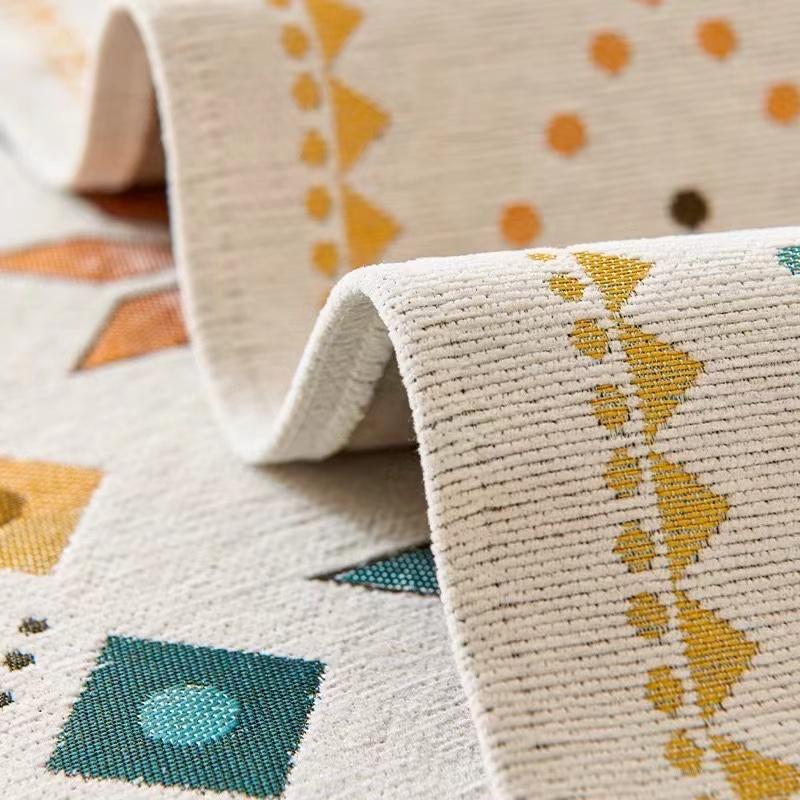 Мягкий, гладкий, утолщенный шенилл, стеганый диванный полотенце с вышивкой, противоскользящий чехол для дивана, защитный чехол для мебели, коврик для эркера