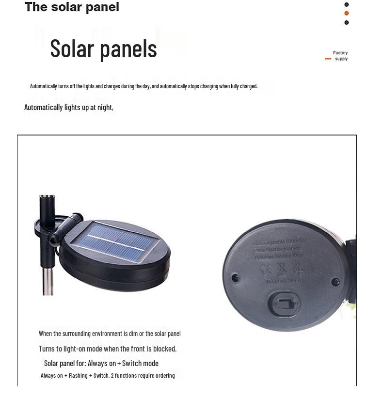 Cross-Border Solar LED Jellyfish Fiber Optic Outdoor Garden Light