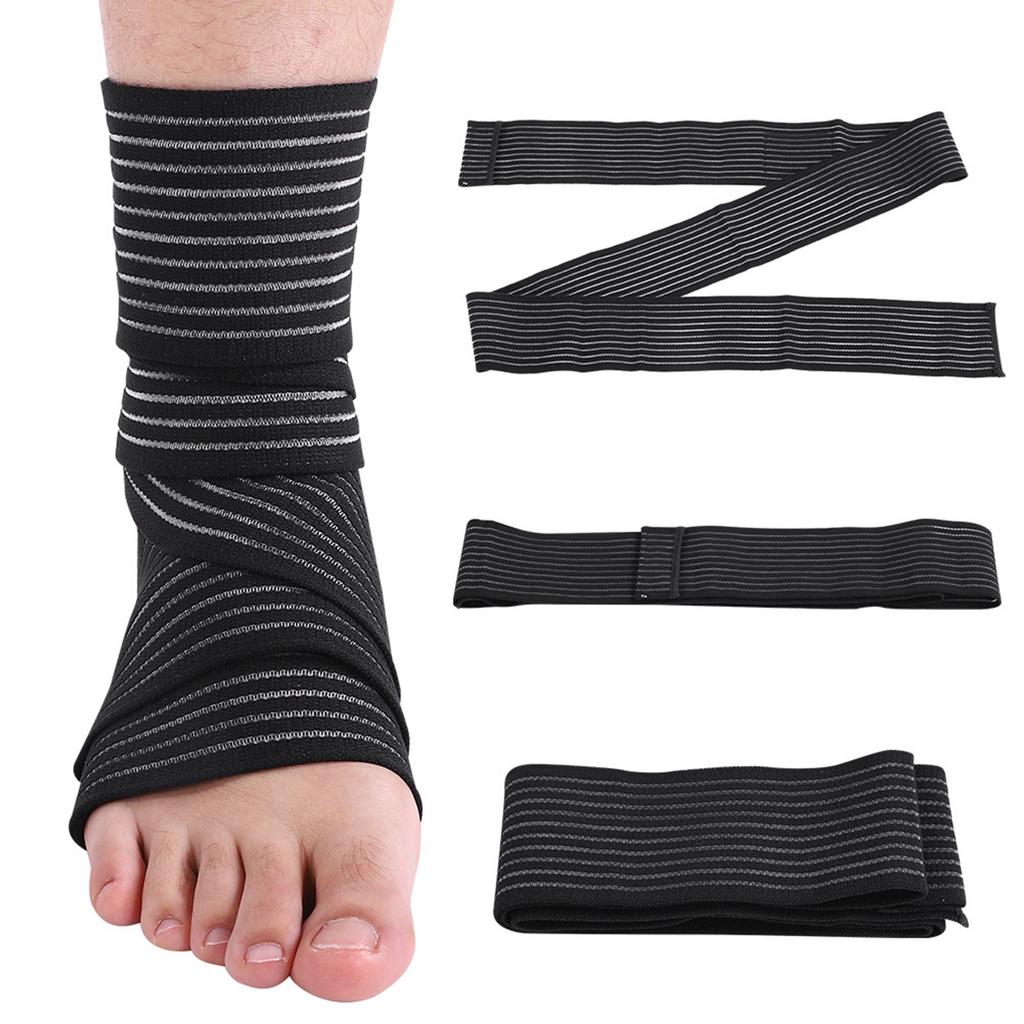 Дышащий бандаж для поддержки лодыжки, компрессионный бандаж, эластичный защитный ремень для защиты стопы