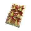 6 Christmas Bell Ornaments for Holiday Decor and Gift Wrapping