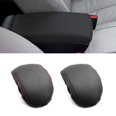 Для VW Passat B6 2005 2006 2007 2008 2009 Искусственная кожа с губкой Накладка на крышку центральной консоли и подлокотника салона автомобиля
