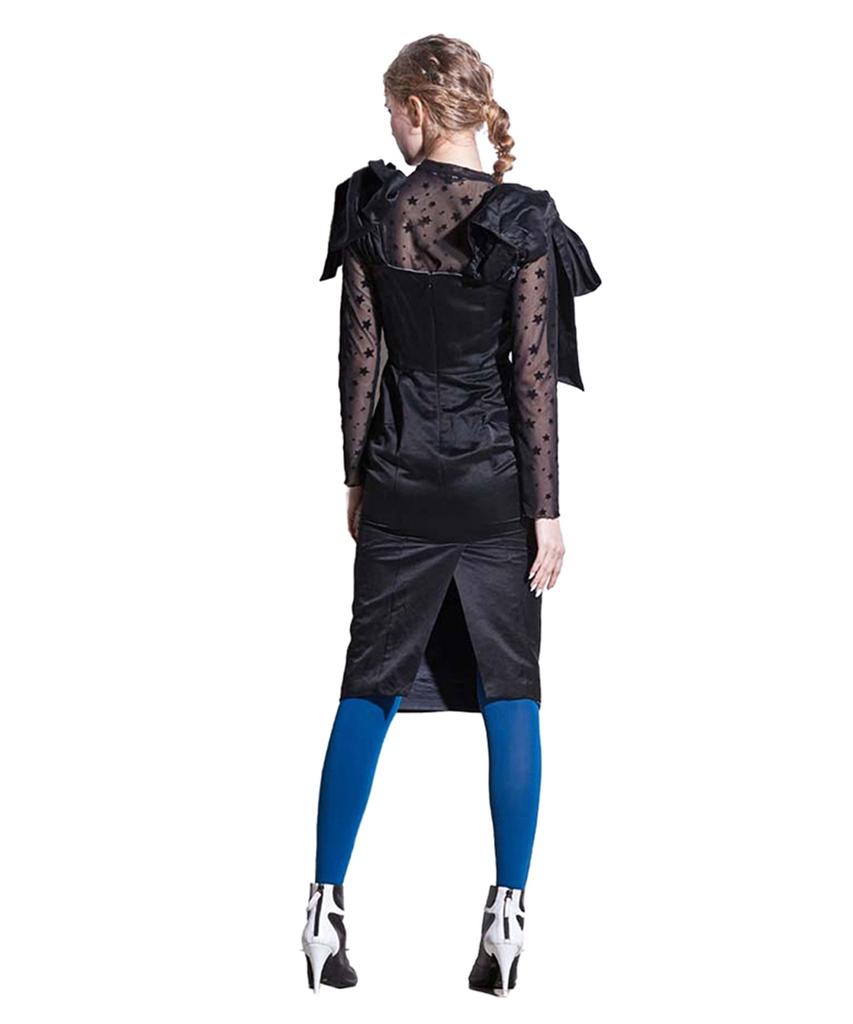 GREEDILOUS Shoulder Tie Dress
