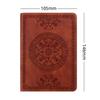 Портативный винтажный узор из искусственной кожи, блокнот, дневник, блокнот, канцелярские принадлежности, подарок