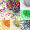 Материал браслет из бисера 300 шт. 4 мм 4 мм новые аксессуары из бисера своими руками алмазные бусины плетеное кольцо прозрачное ожерелье акриловые заостренные бусины поставка