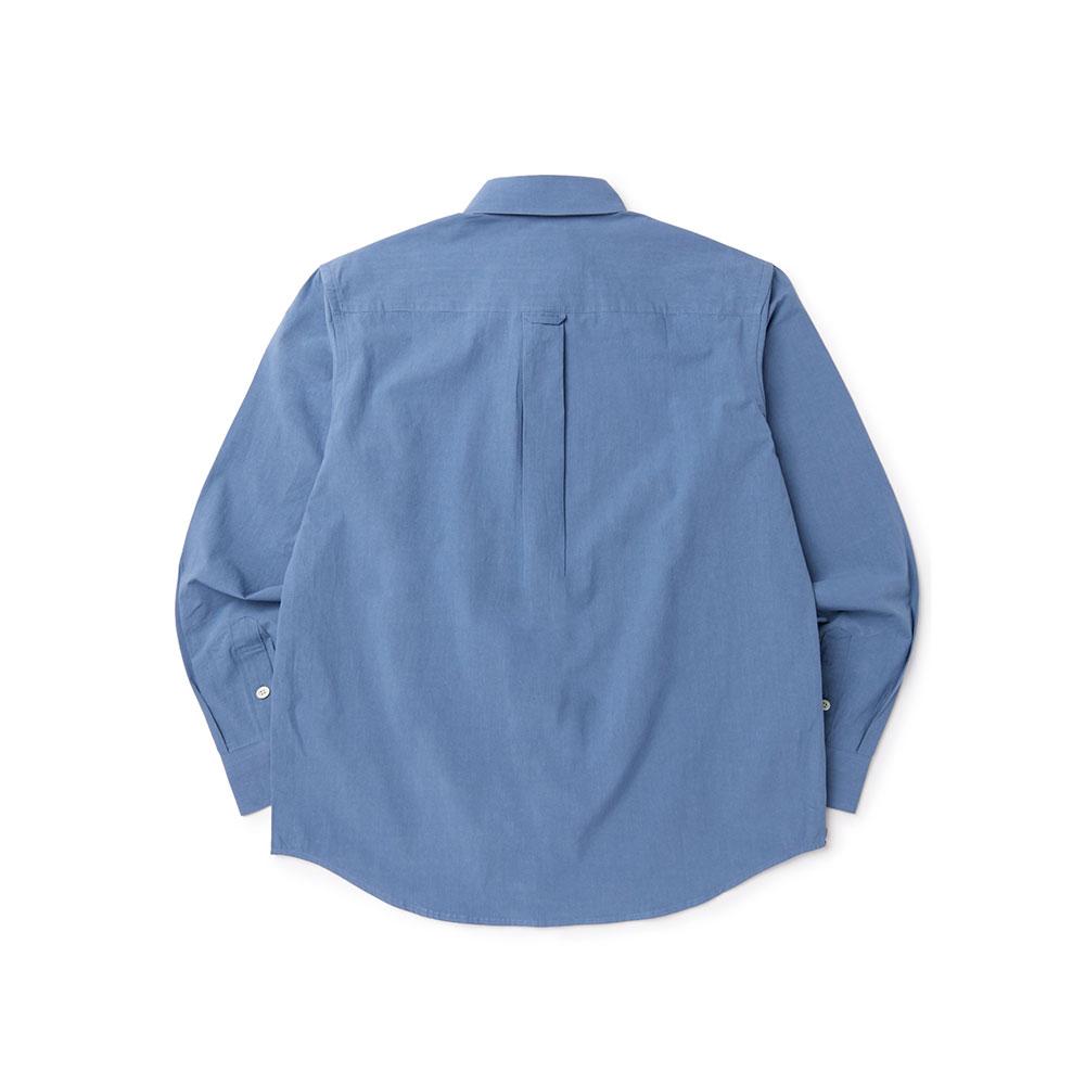 BROMPTON LONDON Basic Cotton Pocket Shirt - Blue (P233Msh220)