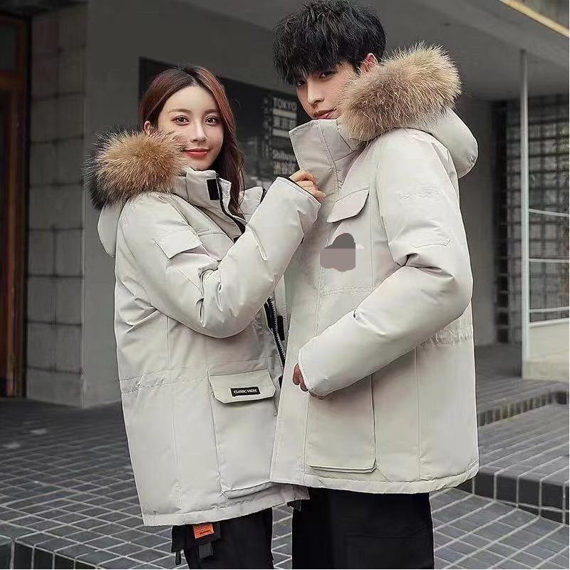 Пуховик Хлебная куртка Съемная шапка Универсальная короткая модная повседневная куртка