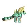 Подвижные суставы Фигурка Летающей лошади 3D-печать Статуэтка Летающего пони Снятие стресса Непоседа Игрушка Образовательная Модель животного Настольное украшение Орнамент