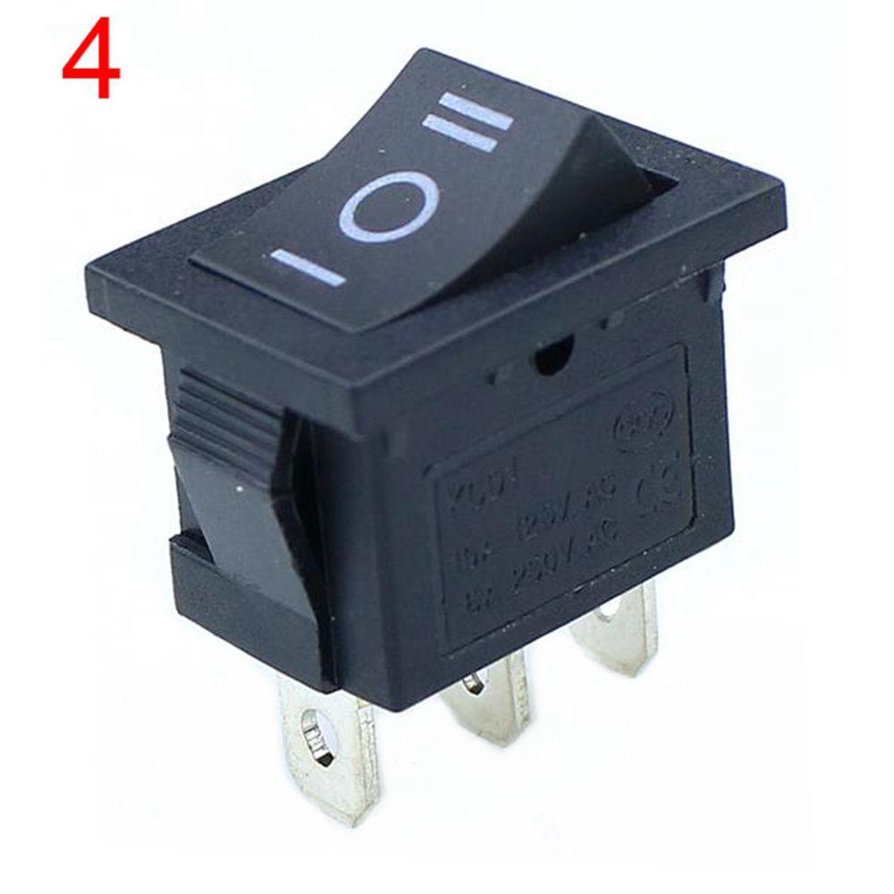 5Pcs 2/3/6Pin SPST On/Off Push Button Switches Rocker Switch KCD1 Power Buttons 15x21mm