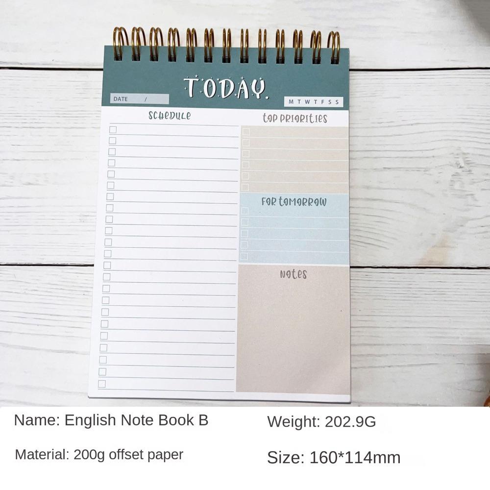 A5 Notebook Planner Weekly Meal Planner Pad Schedules To Do Planner List Pad Office