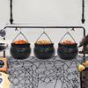 1/3pc Halloween Candy Bucket Mini Black Candy Kettles Cauldron Pot Trick Or Treat Holder Halloween Party Decoration Prop