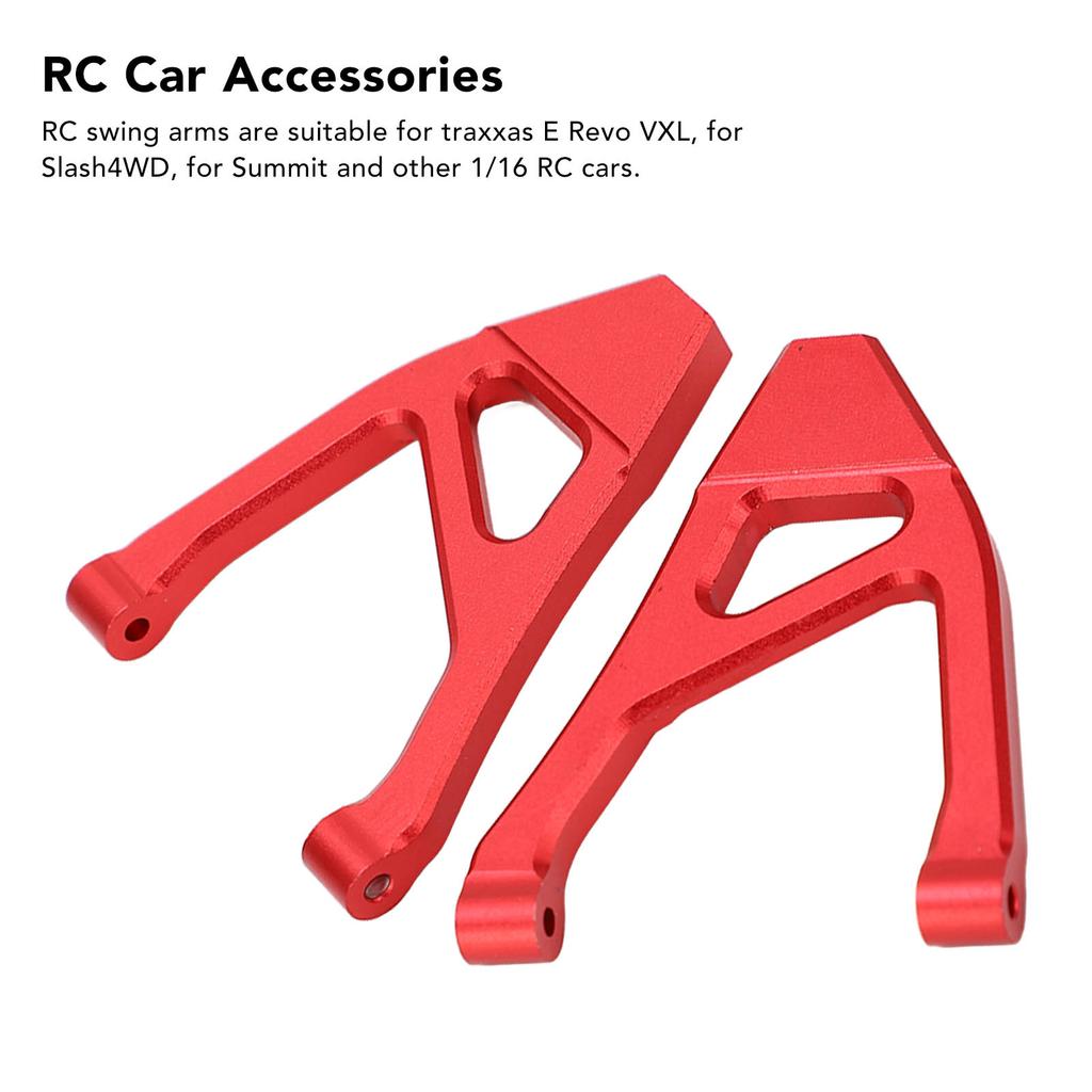 1 Pair RC Rear Upper Suspension Arm Aluminum Alloy RC Rear Upper Swing Arm for Slash4 1Celsius16 RC Cars