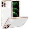 Protective Case - E.F.CONNECTION - for iPhone 12 Pro Max - Luxury White - Flexible - Anti-Scratch
