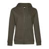 B&C Womens/Ladies Queen Zipped Hoodie