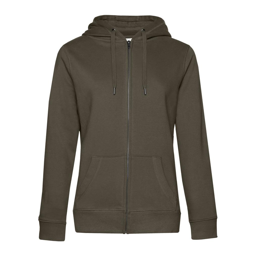 B&C Womens/Ladies Queen Zipped Hoodie