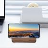 Wooden Phone Holder 2 Portable Walnut Groove Beech Black Phone Desktop Mobile Stand Tablet Phone Accessories