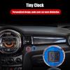 Автомобильные часы для приборной панели, маленькие автомобильные часы, цифровые часы для вентиляционного отверстия, клейкие часы для украшения приборной панели, водонепроницаемые автомобильные часы для дома и дома.