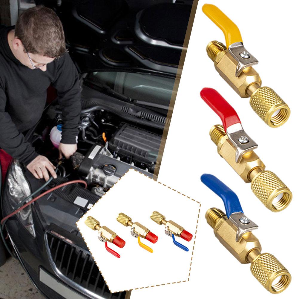 Автомобильное охлаждение 1/4 дюйма Авто для заправки кондиционера Шланги HVAC 1/4" AC Хладагент R410a Фреон Инструменты для ремонта автомобиля