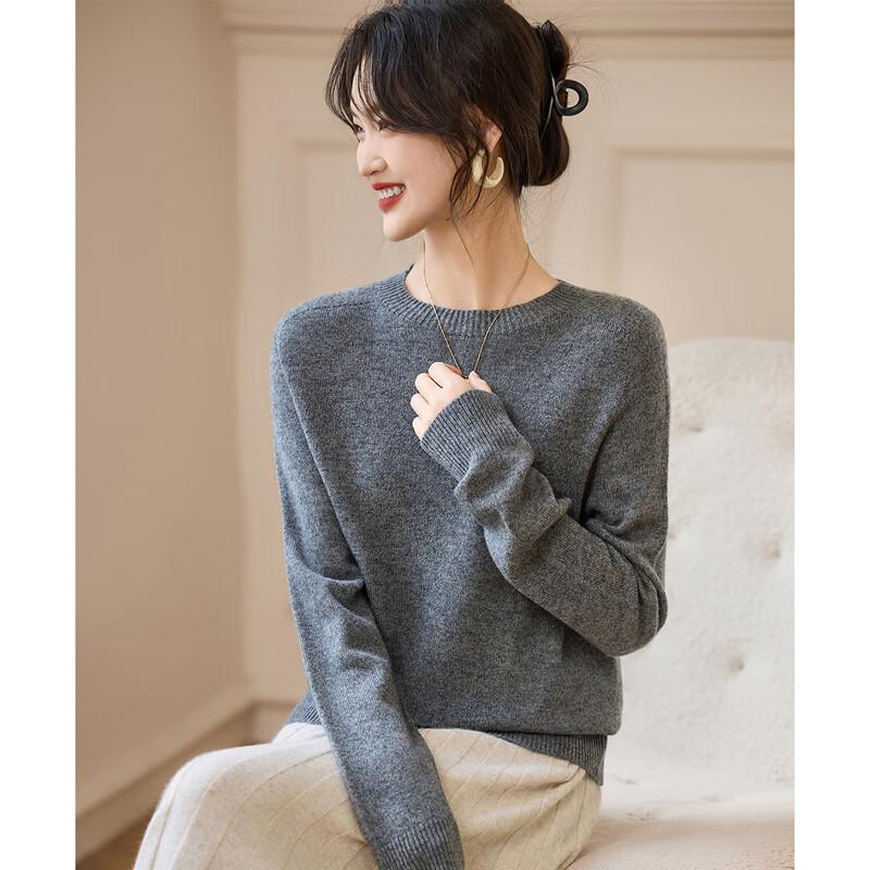 Srcr Women's 100% Wool Autumn/Winter Knit Sweater