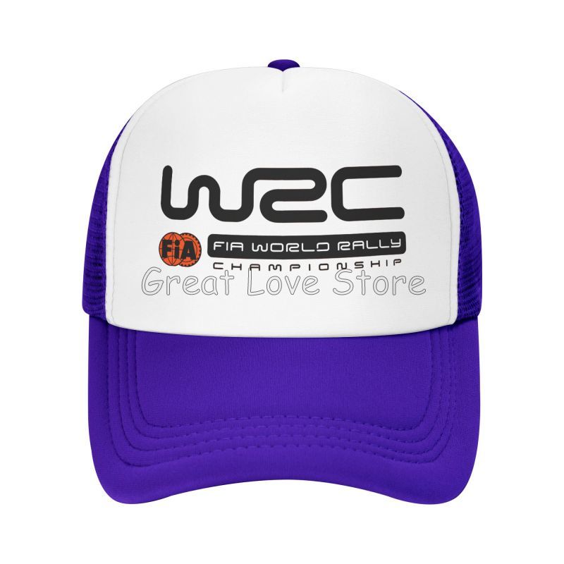 Сетчатая бейсболка WRC World Rally Championship для активного отдыха, гонок на раллийных автомобилях, с застежкой snapback, летняя, дышащая, с козырьком