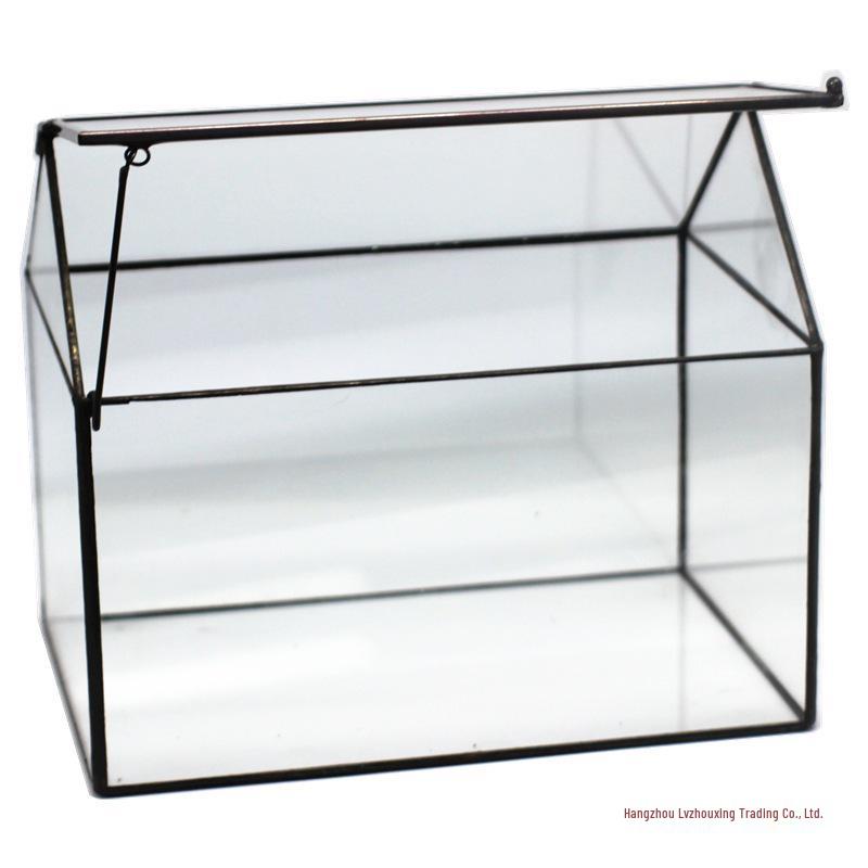 Европейская стеклянная оранжерея Кашпо для суккулентов: Прозрачный Экологичный Горшок для Микроландшафта для Домашнего Декора и Украшений из Зеленых Растений.