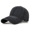Cotton Trendy Retro Design Denim Baseball Cap Men's and Women's Fashion Luxury Outdoor Golf Sports Travel Cycling Soft Top Hat