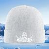 Symbolblack metal style design Knitted Hat Unisex Women Unisex Beanie Pullover Cap Winter Thermal Warm Christmas Outdoor Cycling H