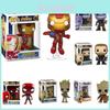 Яркая фигурка Marvel Avengers Pop Toy в стиле аниме с культовым дизайном Человека-паука
